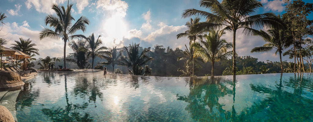 ubud resort, padma resort ubud, bali, indonesia infinity pool