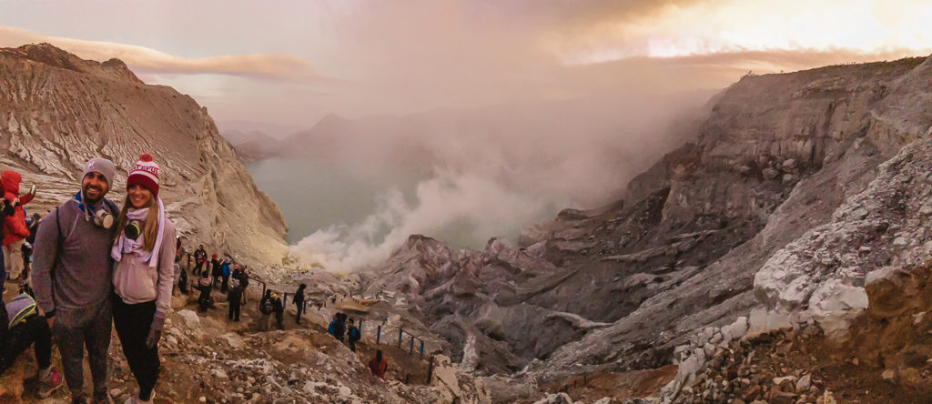 Ijen Crater Sunrise Hike, East Java, Indonesia