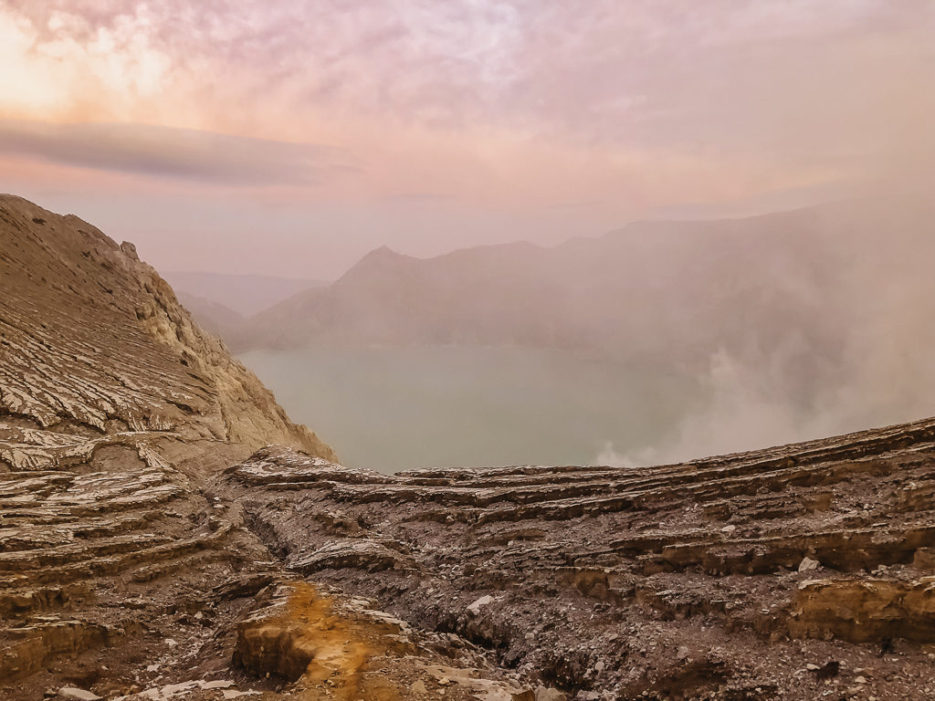 Ijen Crater Sunrise Hike, East Java, Indonesia