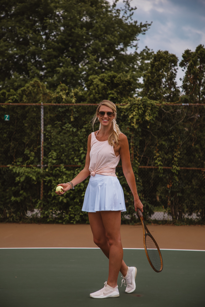 long tennis outfit