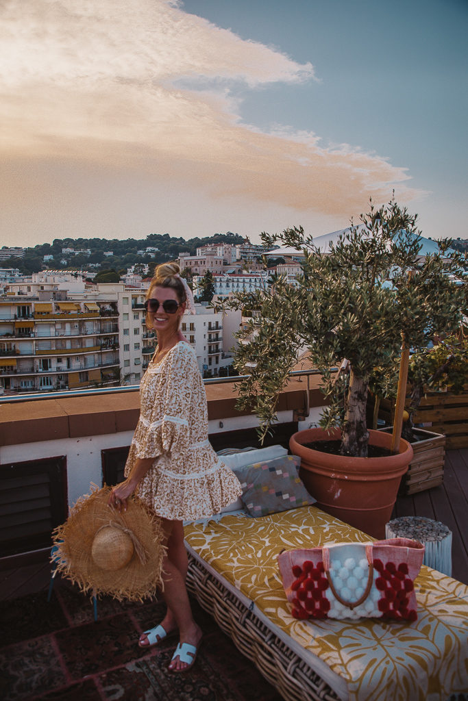 free people flowy swim cover up. nice, france rooftop terrace. ac by marriott nice.