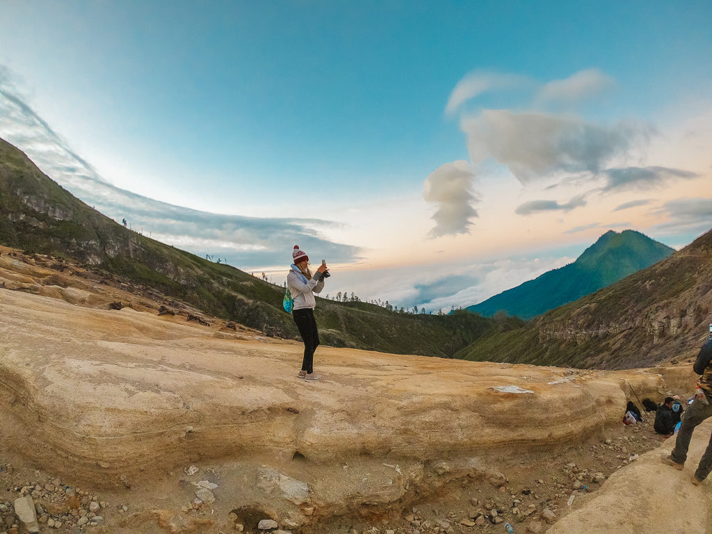 Ijen Crater Sunrise Hike, East Java, Indonesia