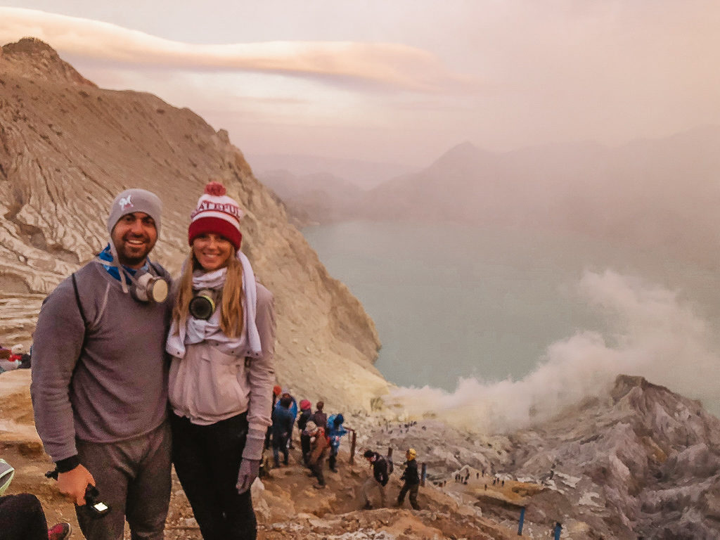 Ijen Crater Sunrise Hike, East Java, Indonesia