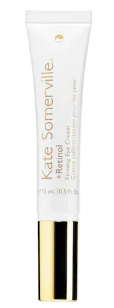 kate somerville retinol eye cream. anti-aging skincare routine for smooth skin