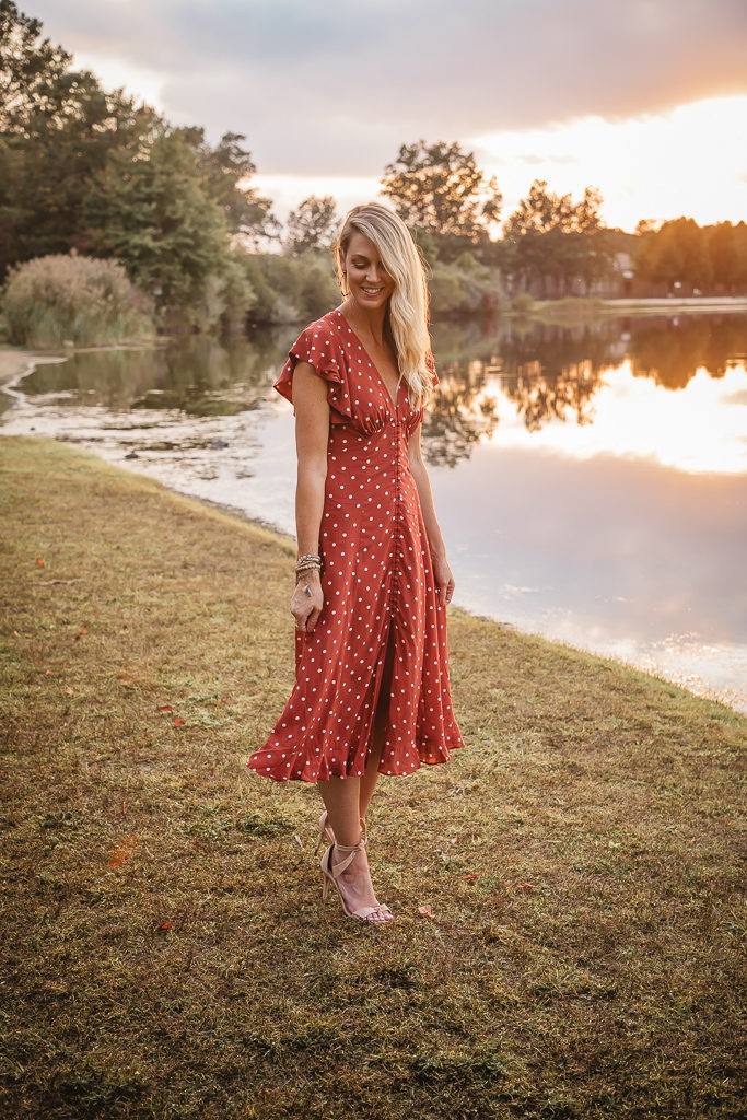 midi dress wedding guest