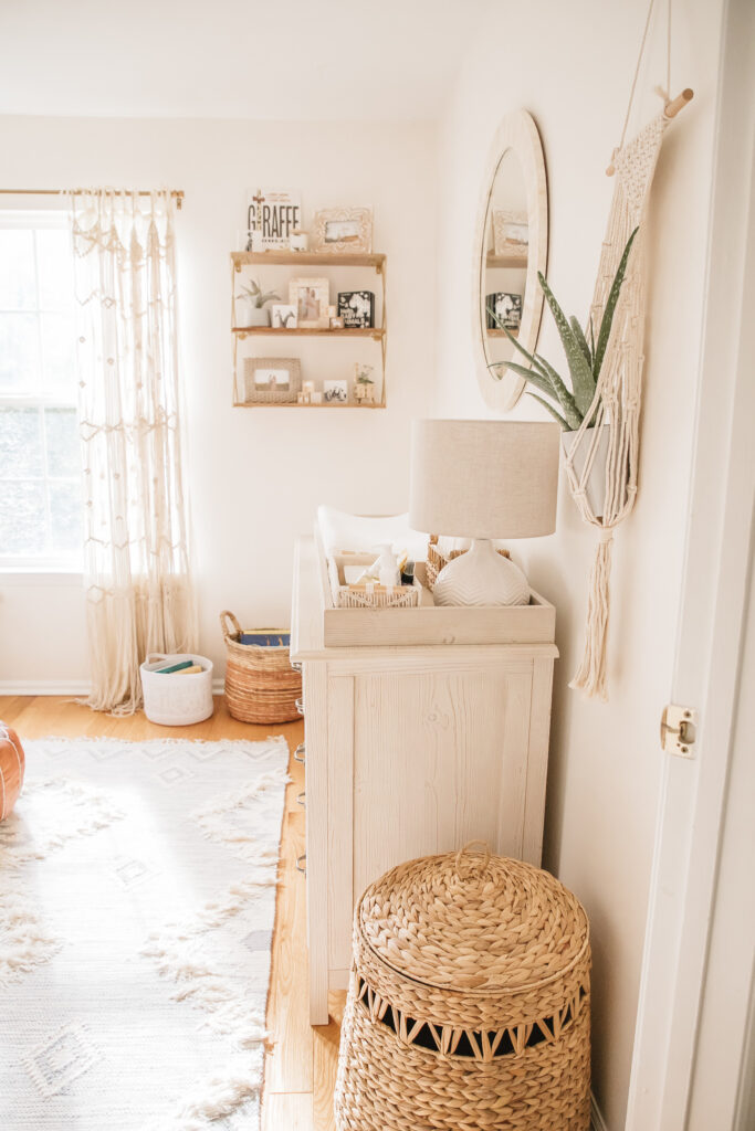 Wanderlust Baby Nursery Unveil: Gender Neutral Boho Baby Room Inspo