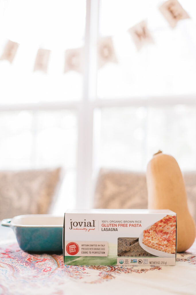 Gluten Free Butternut Squash & Spinach Lasagna Recipe