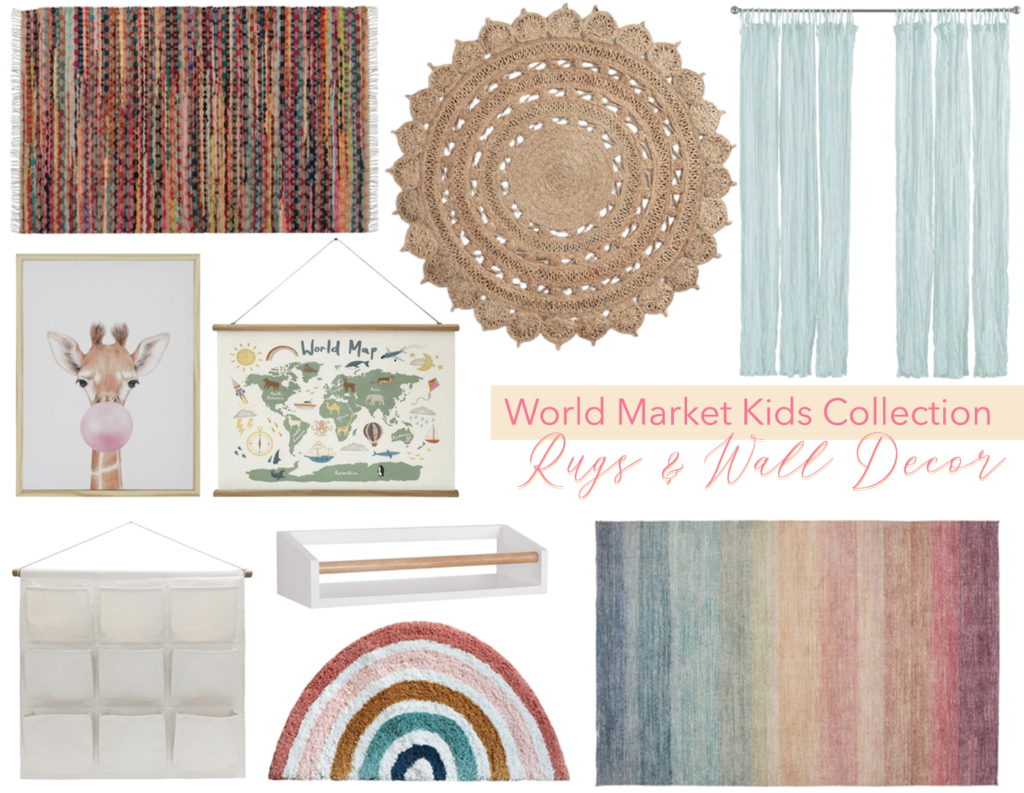 World Market's New Kids Collection Top Finds. Boho Kids Room Decor, Nursery Decor & Play Room Decor.