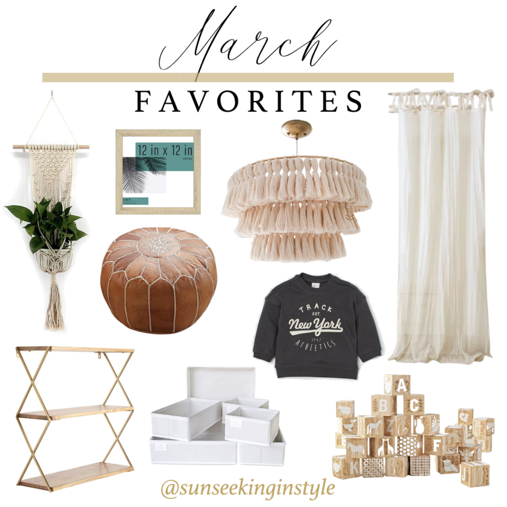 Top selling items from the month of March. Shop all my March top sellers featuring home decor, baby room or nursery decor, and kids clothing! Boho nursery decor and boho home decor.