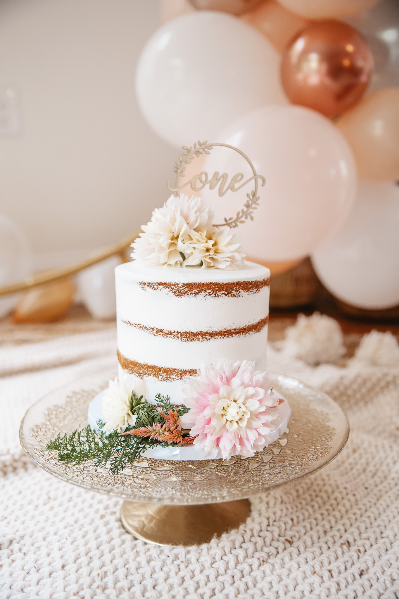 Sienna is One - Isn't She ONEderful Boho First Birthday Cake Smash ...
